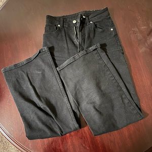 black h&m jeans